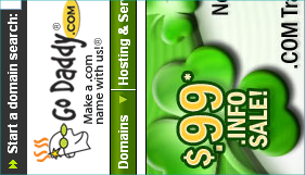 Godaddy 99 cent domain sale 