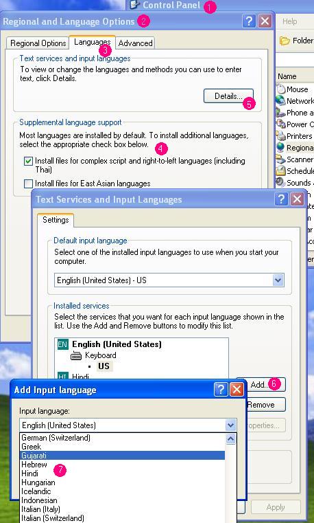 Windows languages