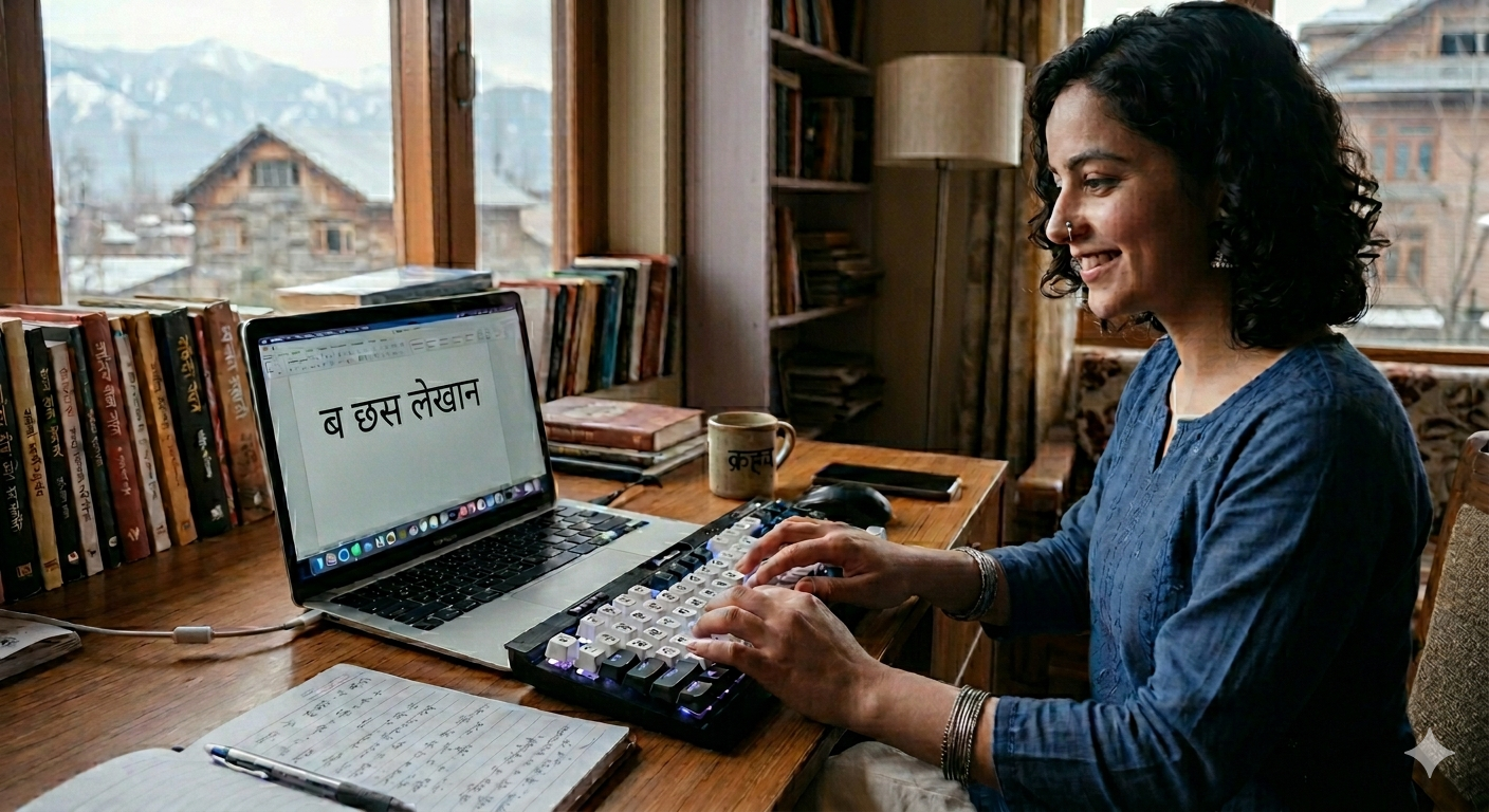 Devanagari Kashmiri Typing in Windows